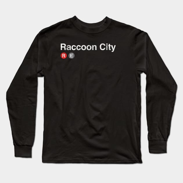 Raccoon City Long Sleeve T-Shirt by huckblade